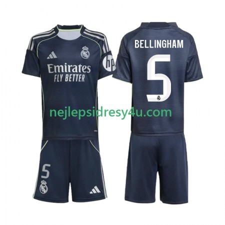 Fotbalový Dres Real Madrid Jude Bellingham 5 Dětské Venkovní 2025/26